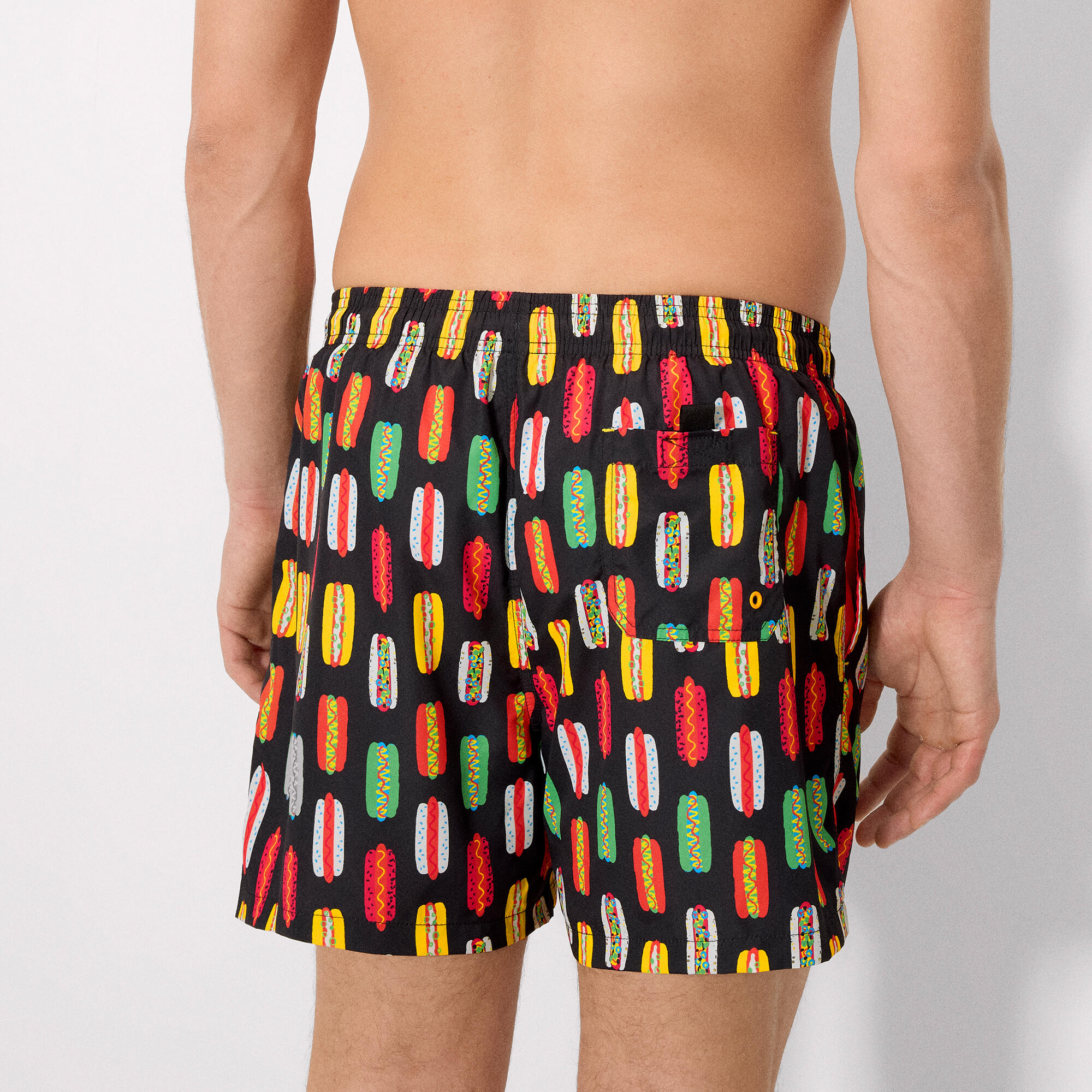 Bañador medio estampado hot dog multicolor Sockarrats 2/5