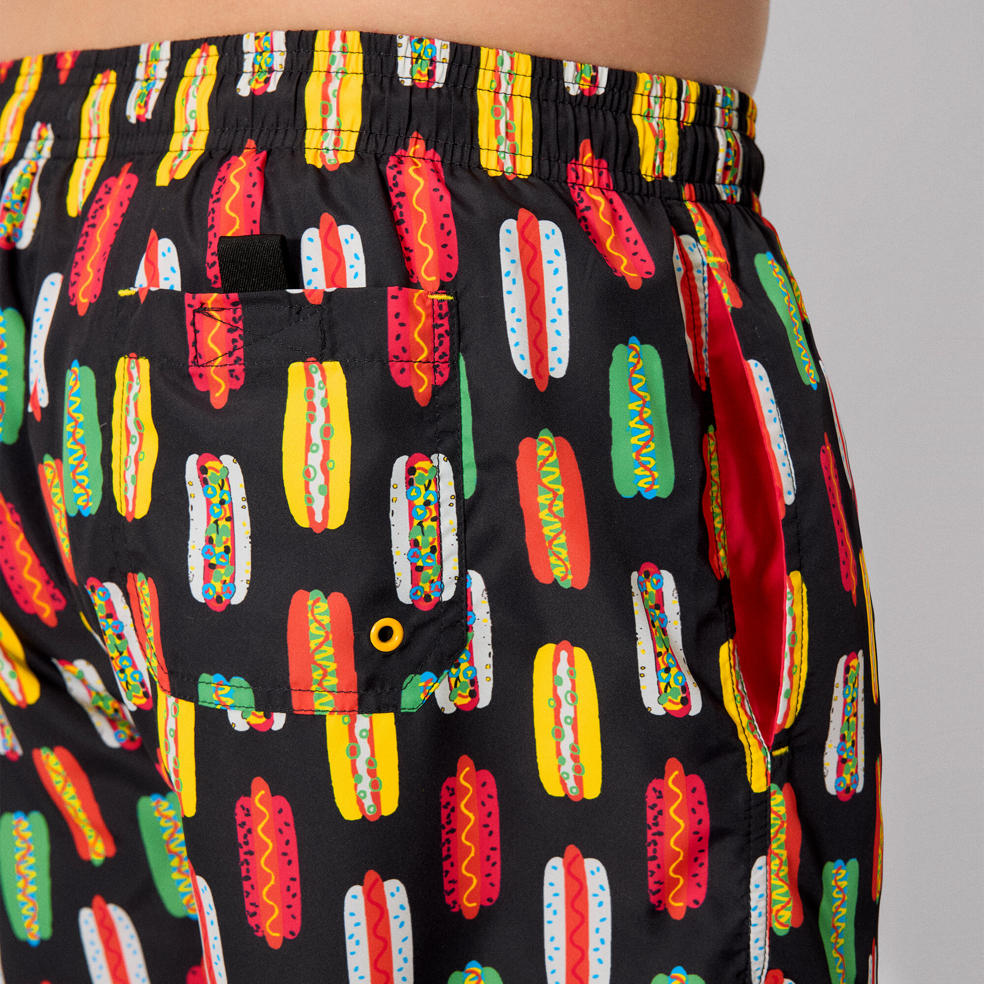 Bañador medio estampado hot dog multicolor Sockarrats 5/5