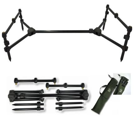 Support de cannes Mini Rod Pod pour 3 cannes adapté - stable avec sac