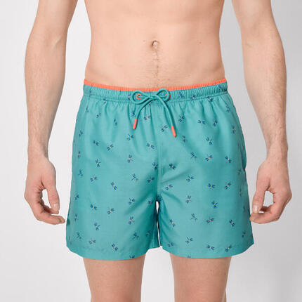 Maillot de bain mi-long à imprimé libellule