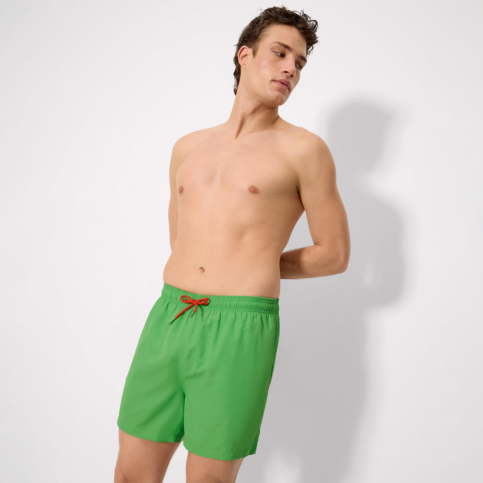Bañador medio básico verde Sockarrats 3/4
