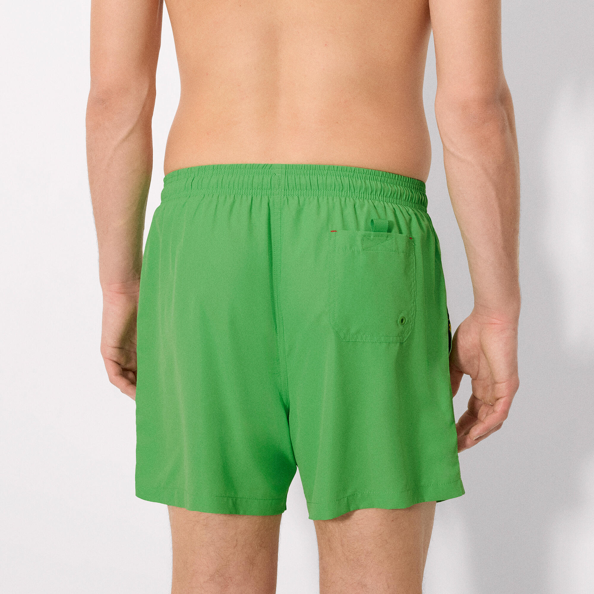Bañador medio básico verde Sockarrats 2/4