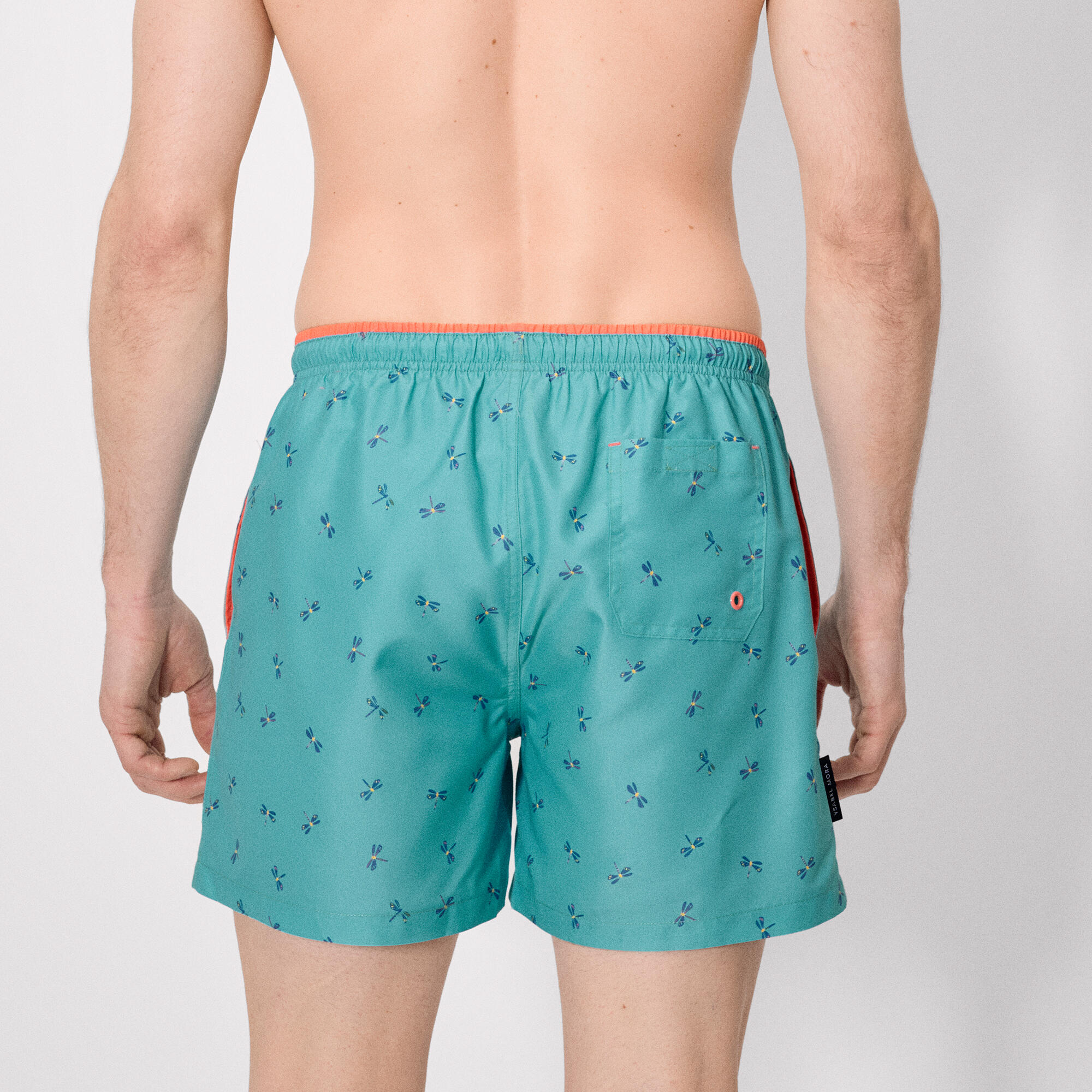 Bañador medio estampado libélulas 2/5