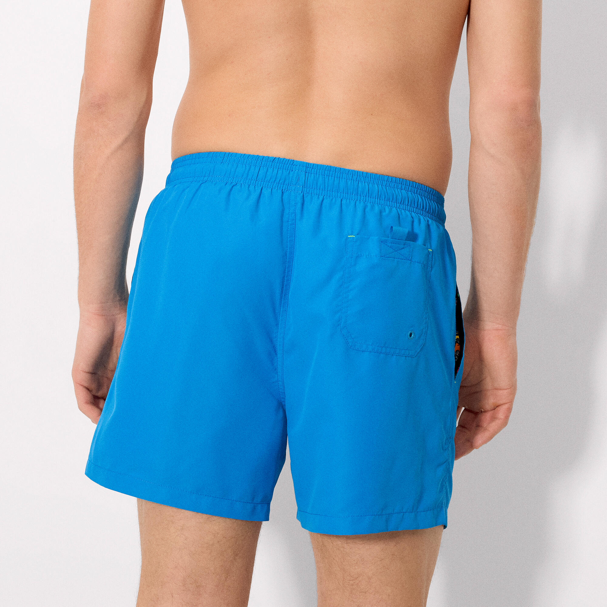 Bañador medio básico azul Sockarrats 2/5