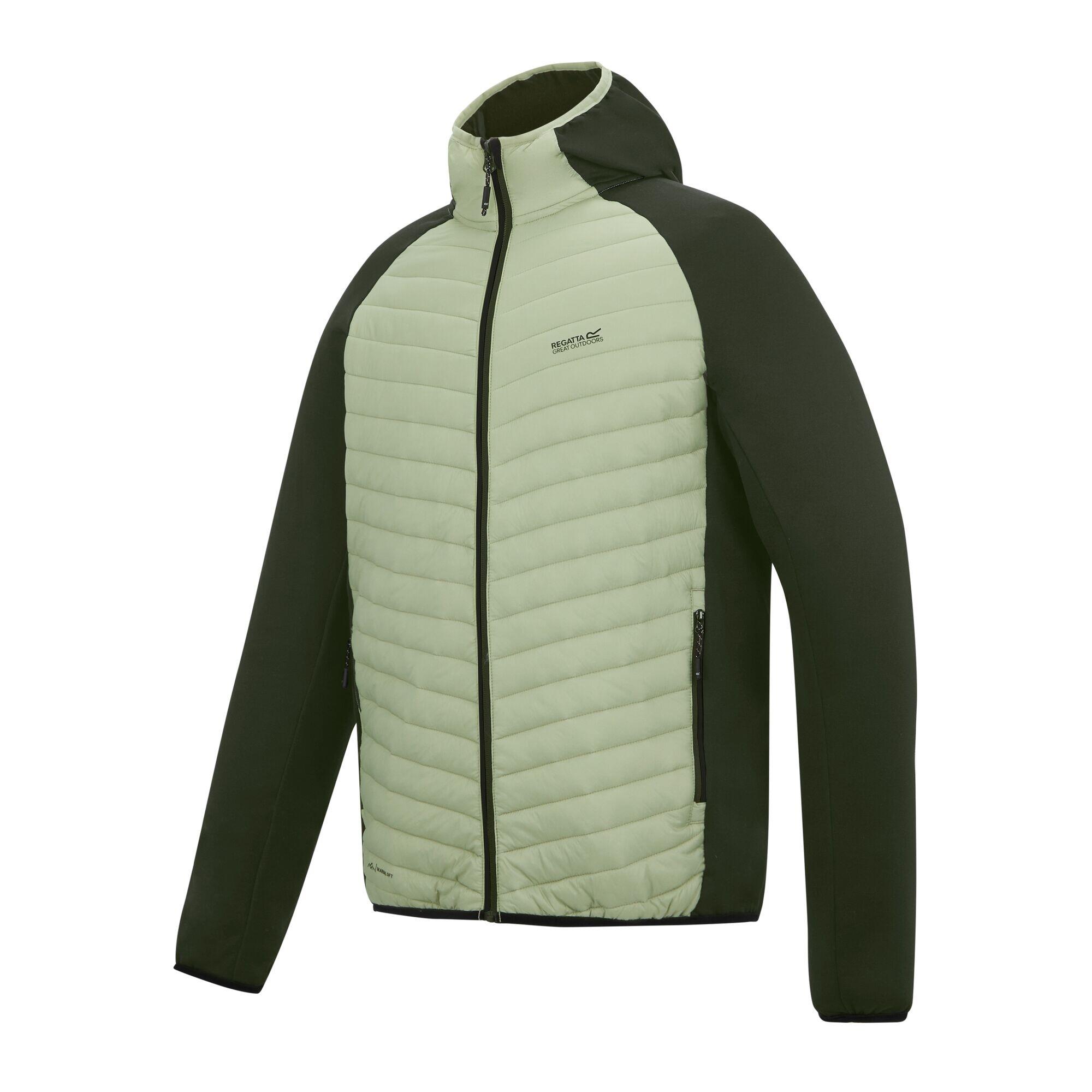 "Andreson" Hybridjacke für Herren Leichter Salbei/Dunkel-Khaki 3/4