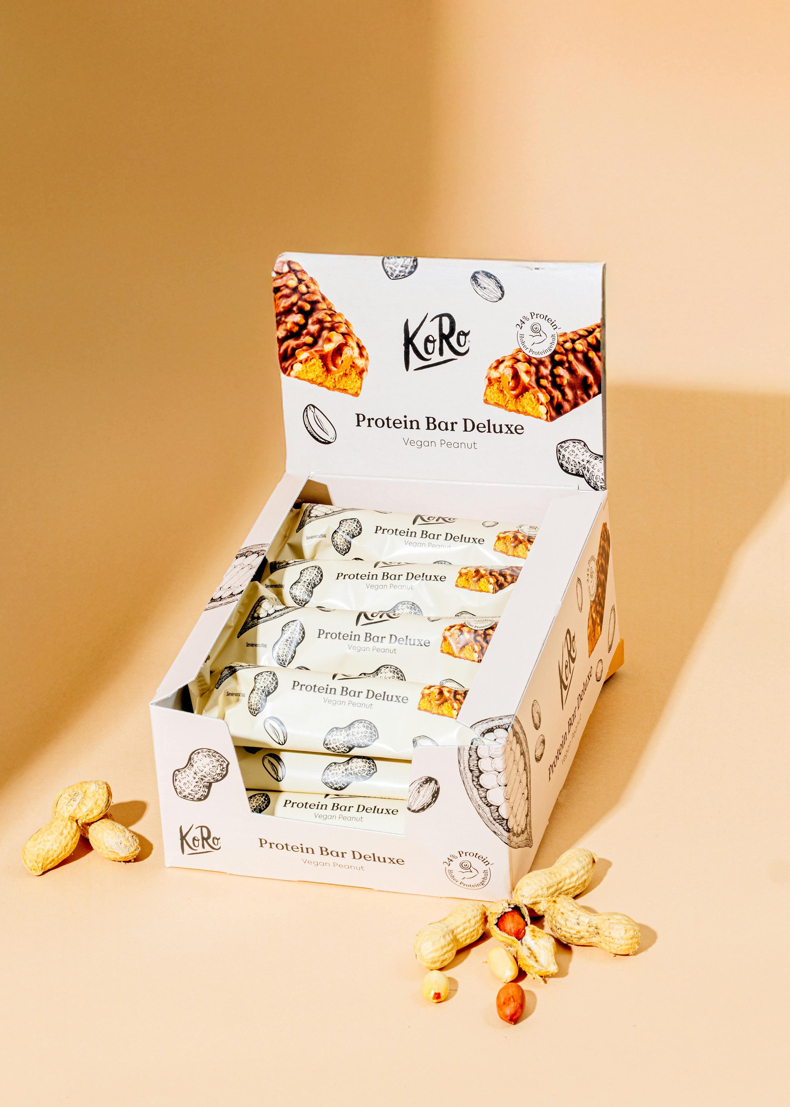 Barre protéinée Deluxe vegan cacahuète 12 x 55 g 2/6