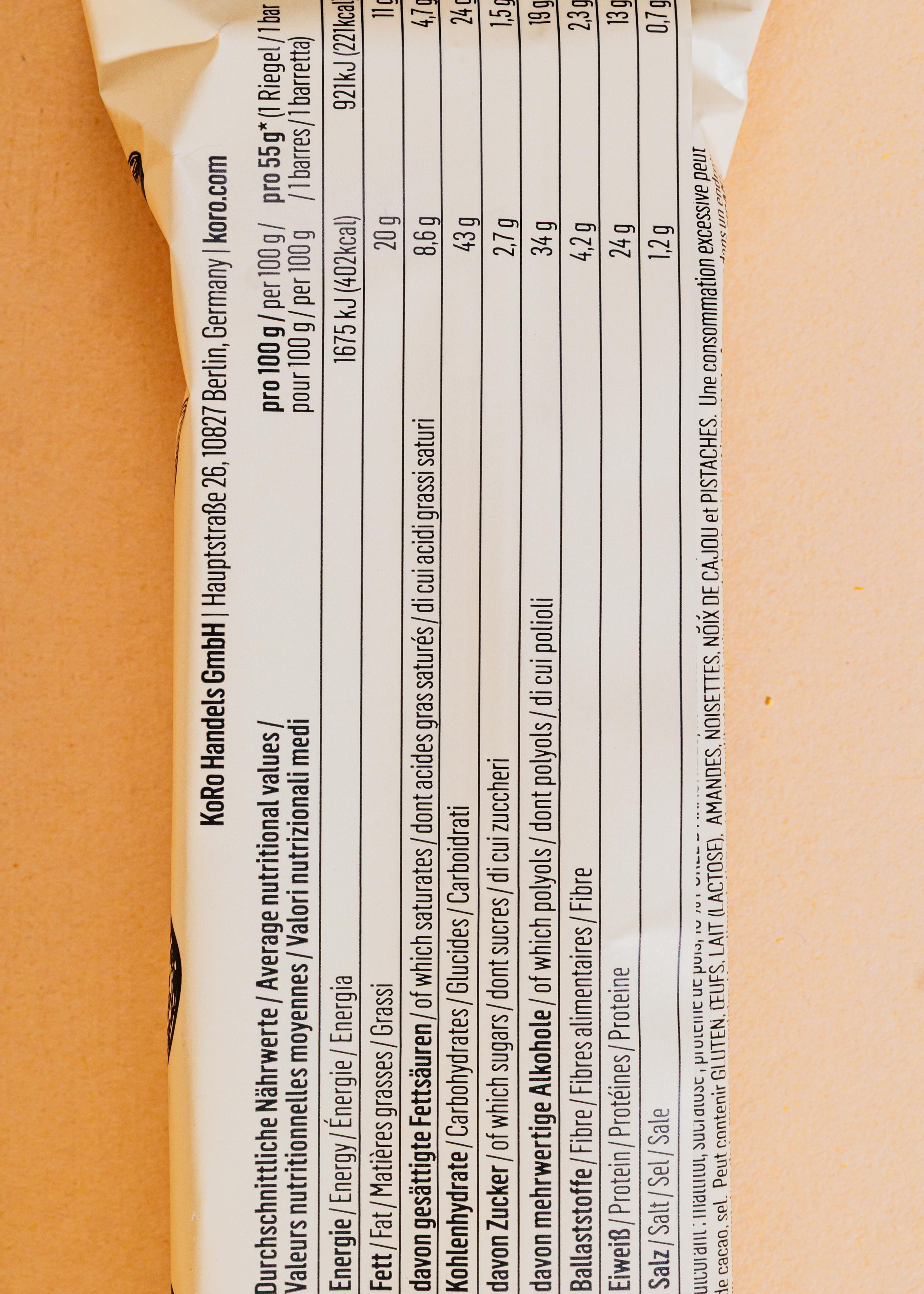 Barre protéinée Deluxe vegan cacahuète 12 x 55 g 4/6