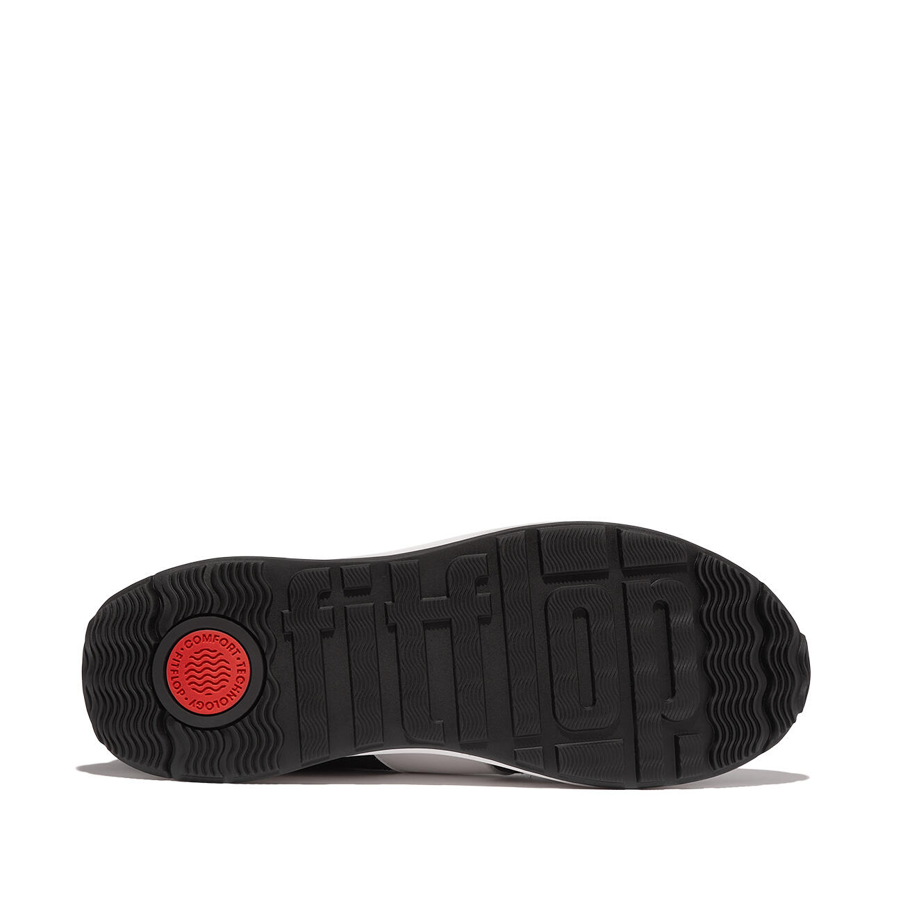 FITFLOP FitFlop F-Mode Flow Sneaker - Mixed Materials  ZWART-WIT 45 4/7