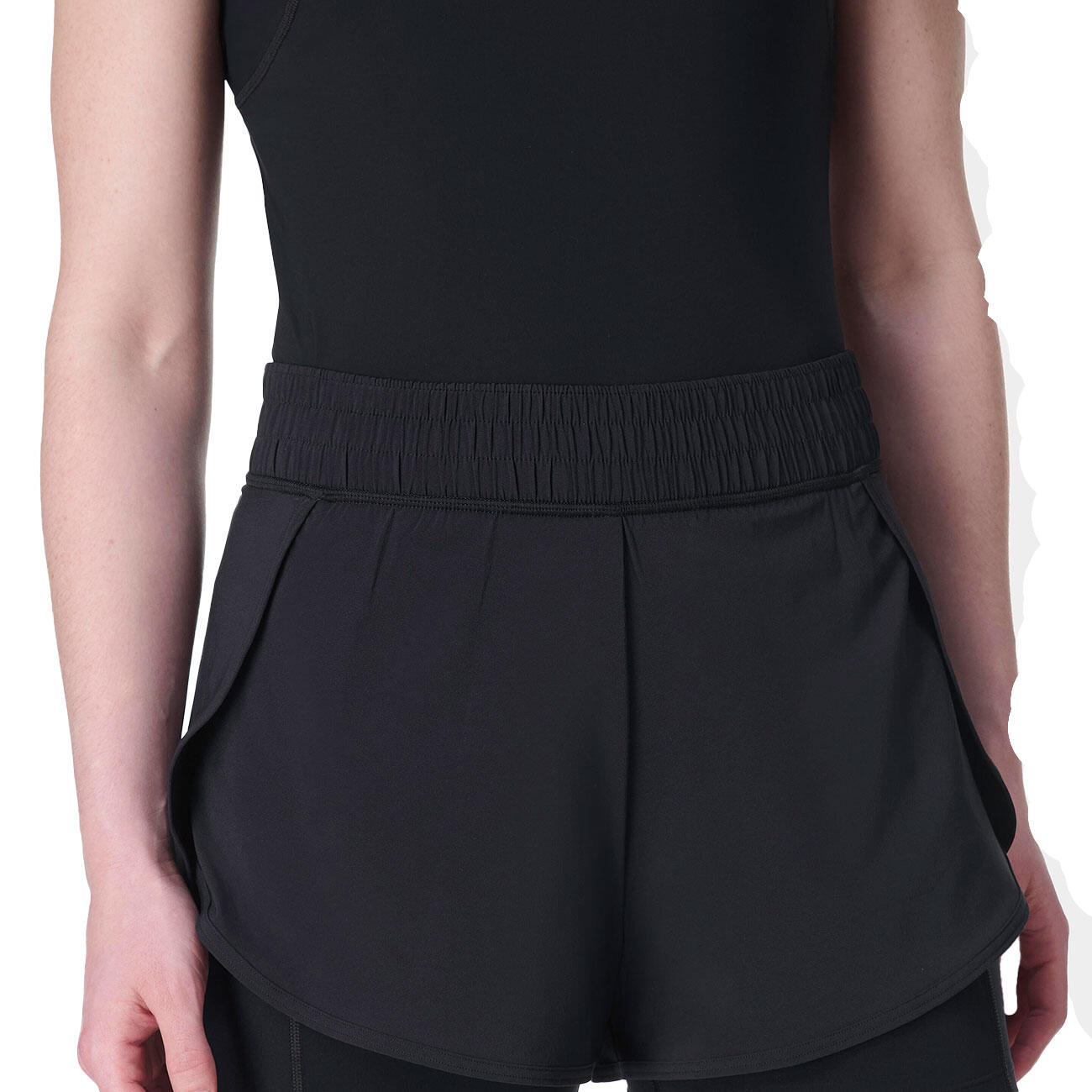 SWEATY BETTY Get Set 2-in-1 Multi Train Shorts  ZWART XL 3/7
