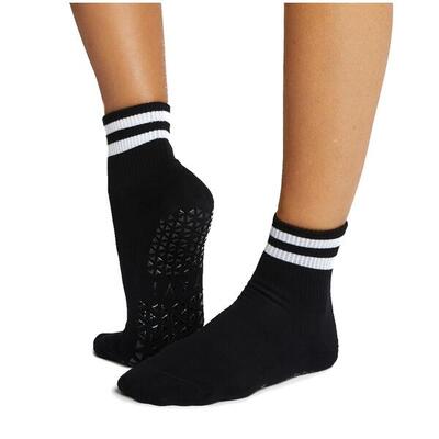 Tavi aria yoga ankle grip socks - zwart - gripsokken