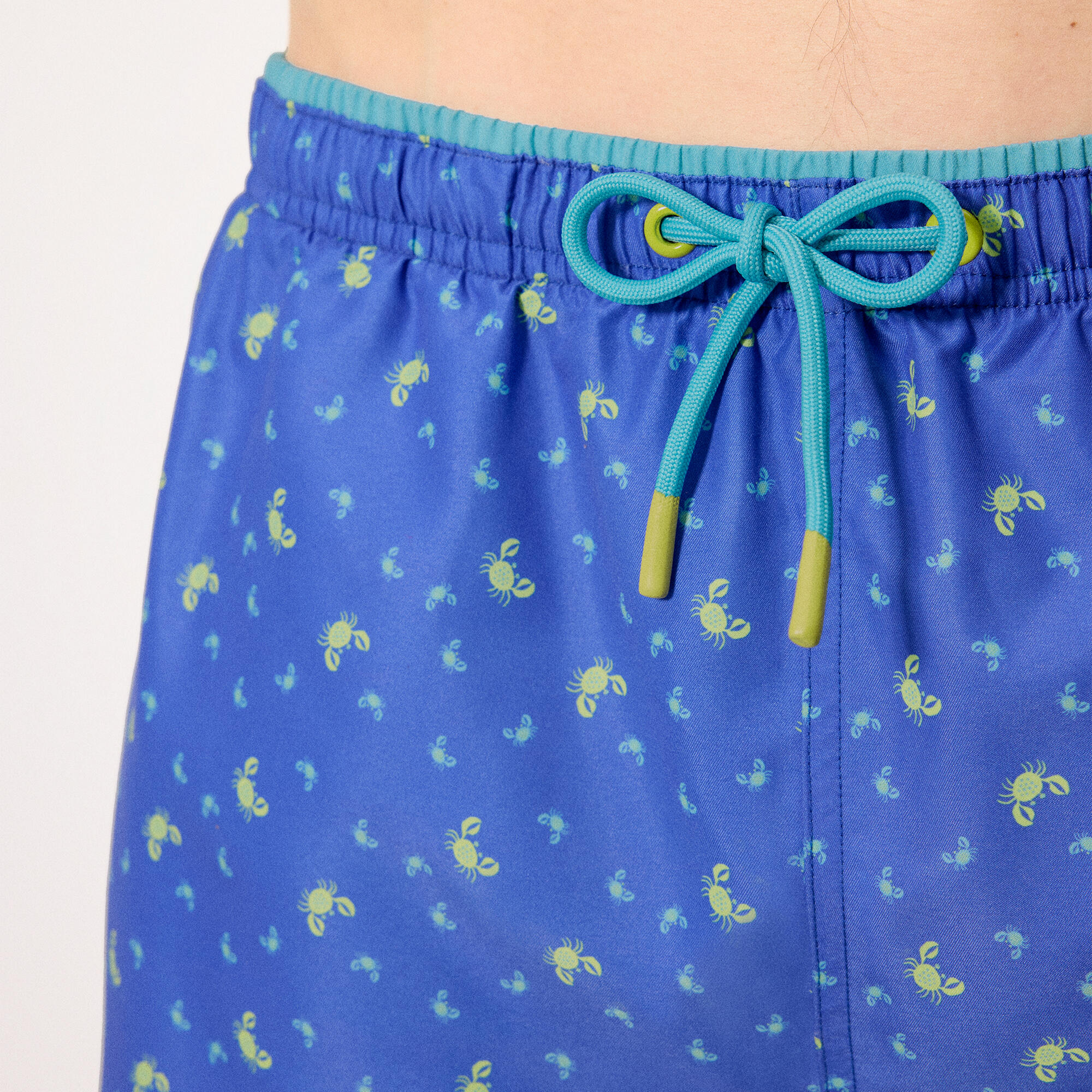Bañador medio estampado cangrejos azul 4/5