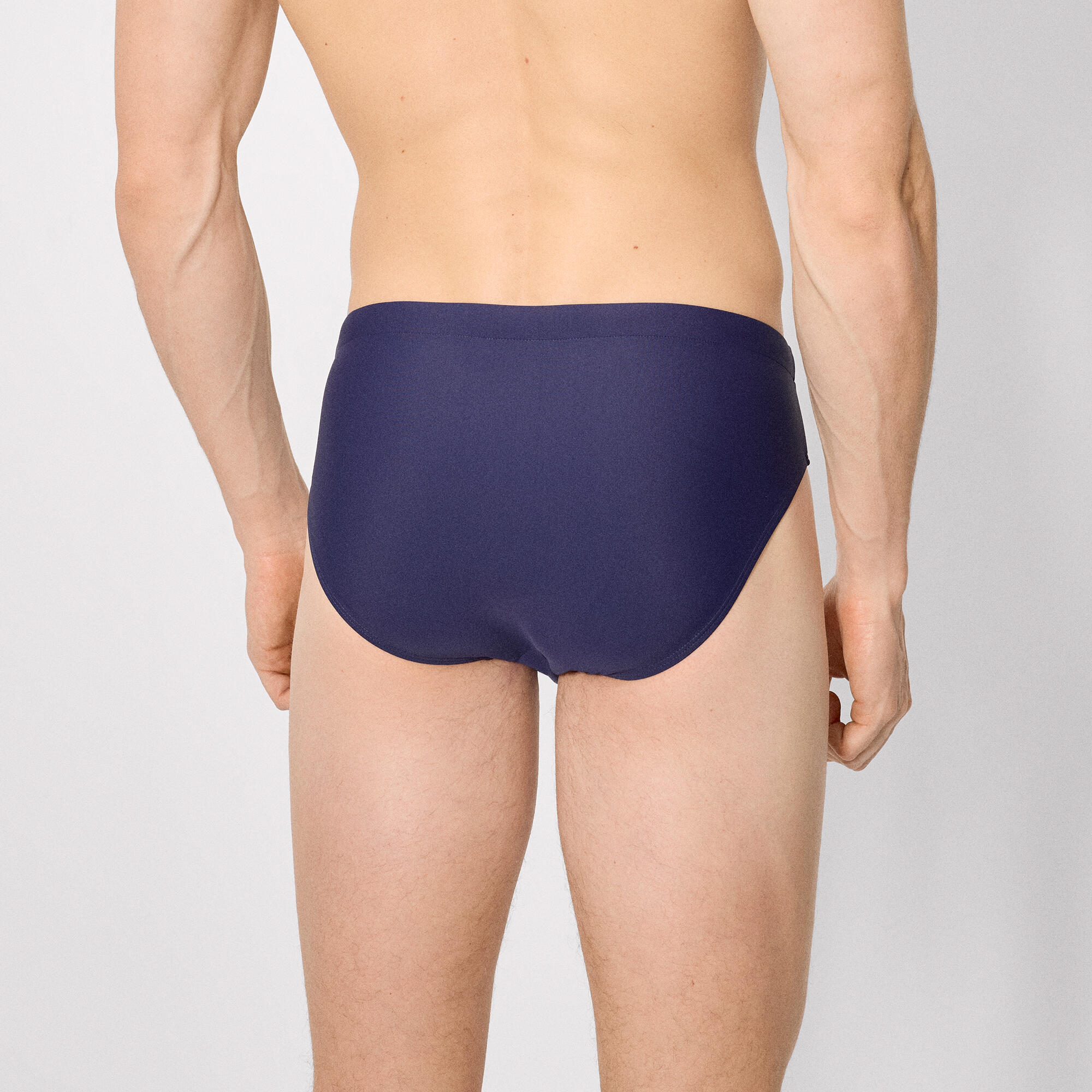 Bañador tipo slip básico marino 2/4