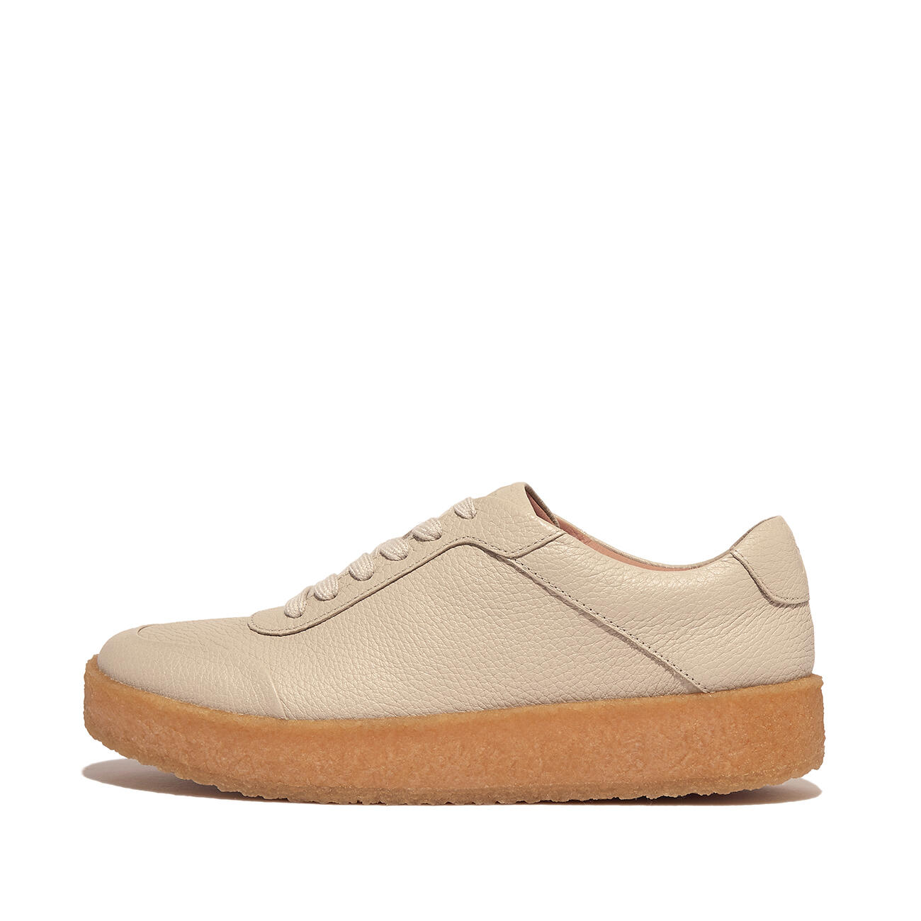 FITFLOP Rally Leren Sneakers  STEENBEIGE 36 3/7