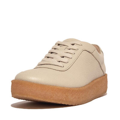 Fitflop rally leren sneakers steenbeige 36