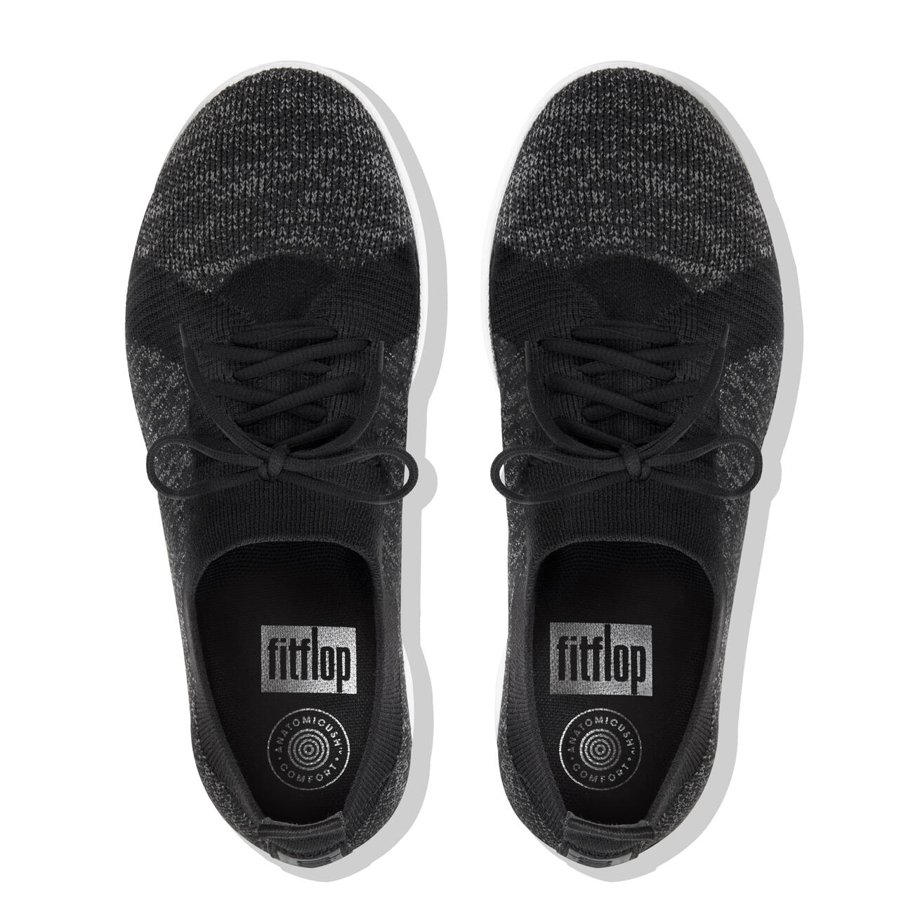 FITFLOP F-Sporty Uberknit Sneakers Poly/nylon  ZWART 36 3/5