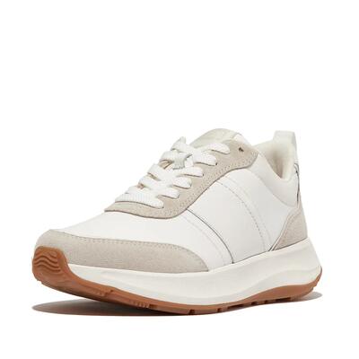Fitflop fitflop f-mode flow sneaker - nylon & suede mix kamelmix 38