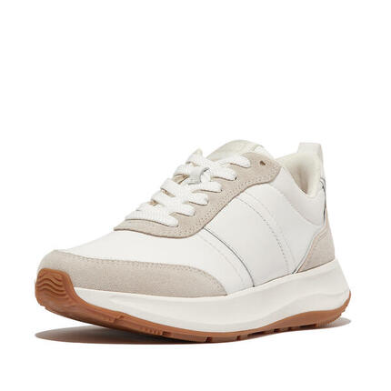 FITFLOP FitFlop F-Mode Flow Sneaker - Nylon & Suede Mix ZWART 42