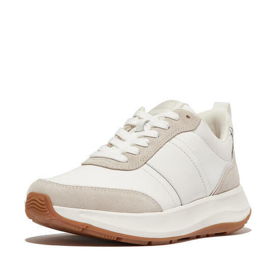 FITFLOP FitFlop F-Mode Flow Sneaker - Nylon & Suede Mix ZWART 42