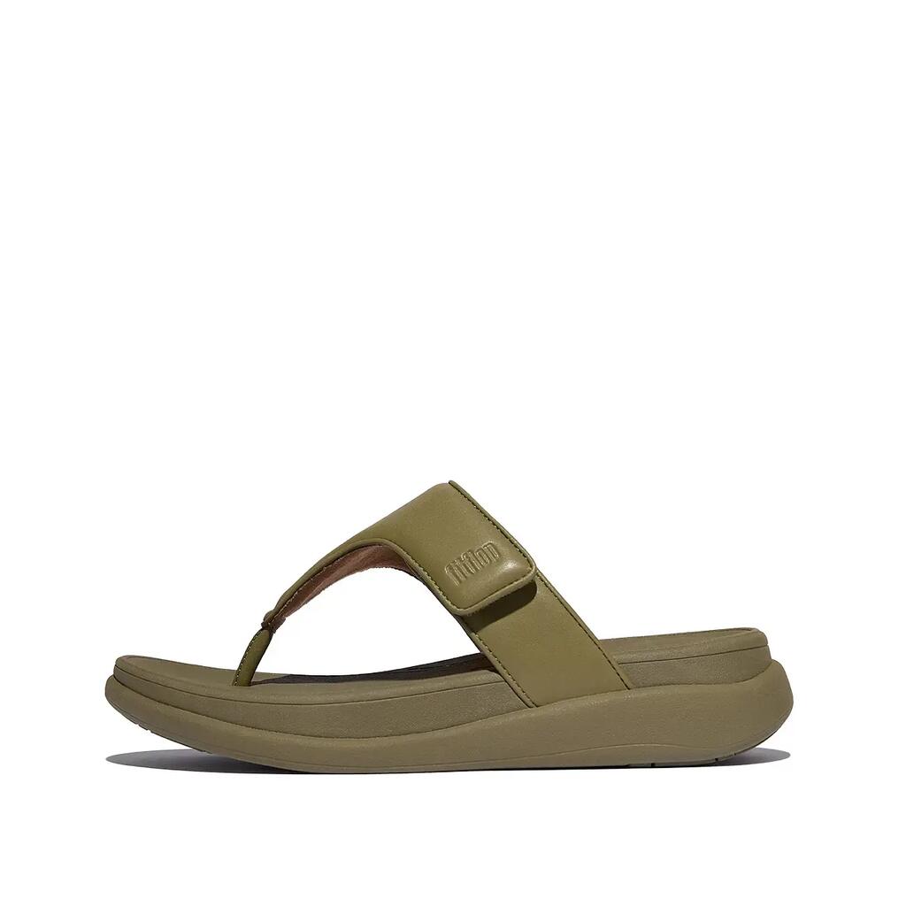 FitFlop F-Mode Go Adjustable Flatform Toe-Post Sandals