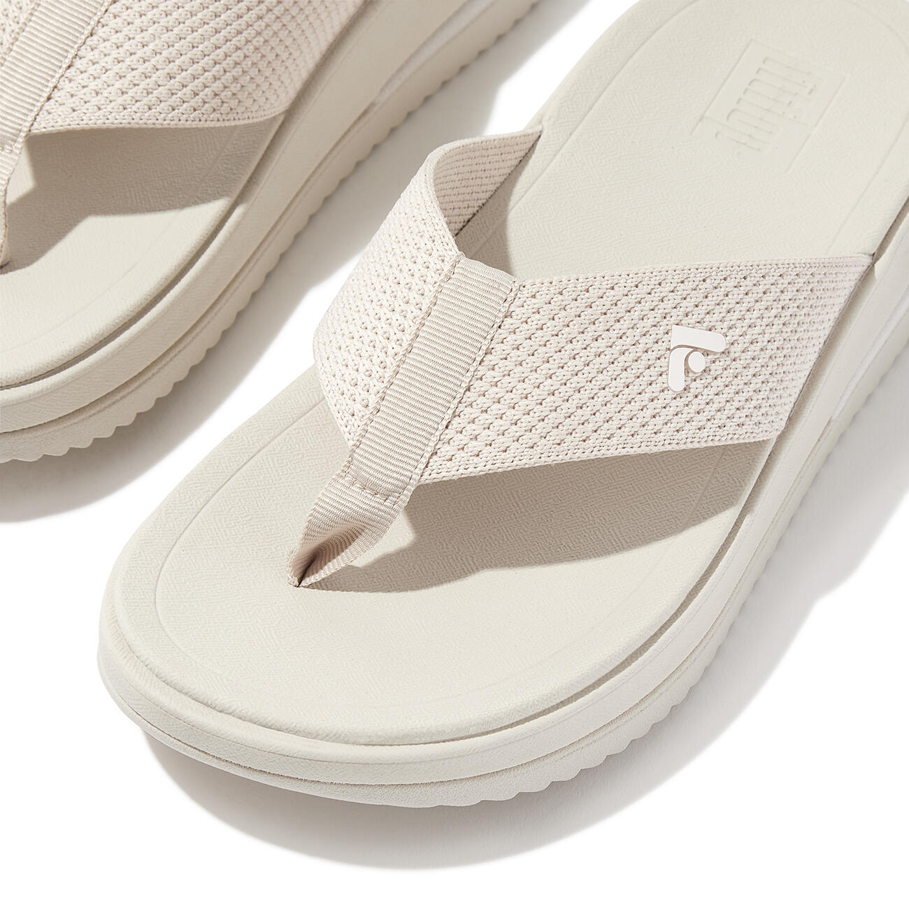 FITFLOP FitFlop Surff Two-Tone Webbing Toe-Post Sandals  BEIGE PARIJS 42 5/7
