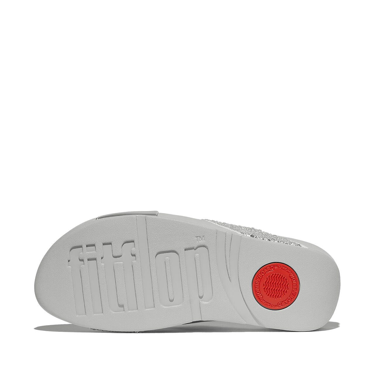 FITFLOP FitFlop Lulu Crystal-Mix  Metallic Cross Slides  ZILVER 37 4/7