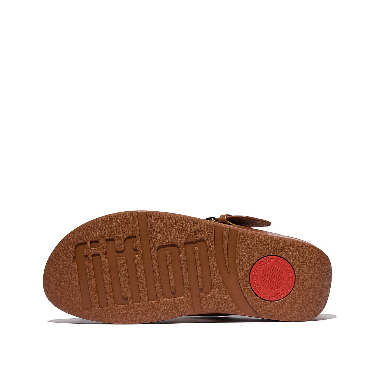 FITFLOP FitFlop Lulu Resin-Buckle Leather Toe-Post Sandals  DIEPBRUIN 38 4/7
