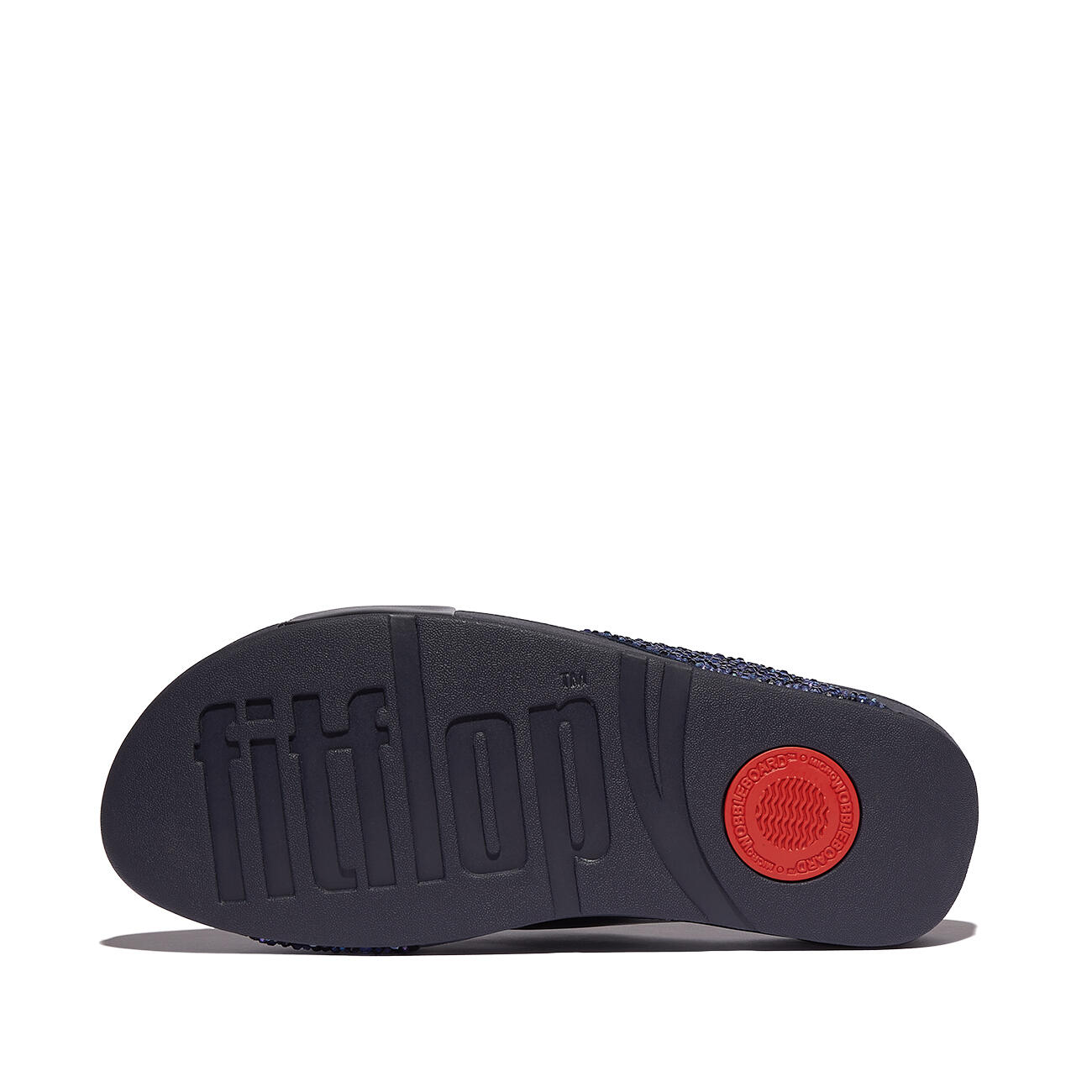 FITFLOP FitFlop Lulu Crystal-Mix  Metallic Cross Slides  DONKERBLAUW 36 4/7