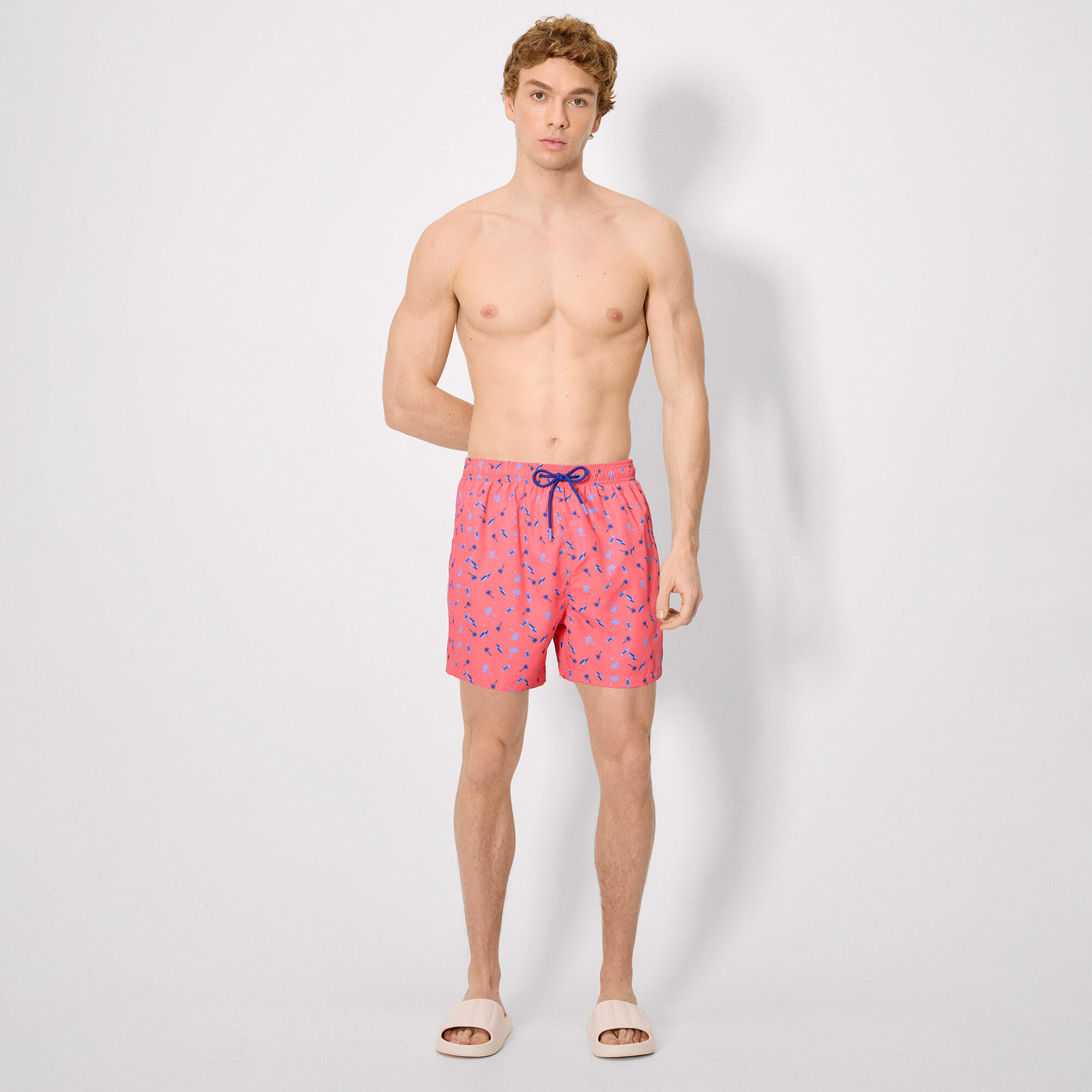 Bañador medio estampado pulpos verde 5/5