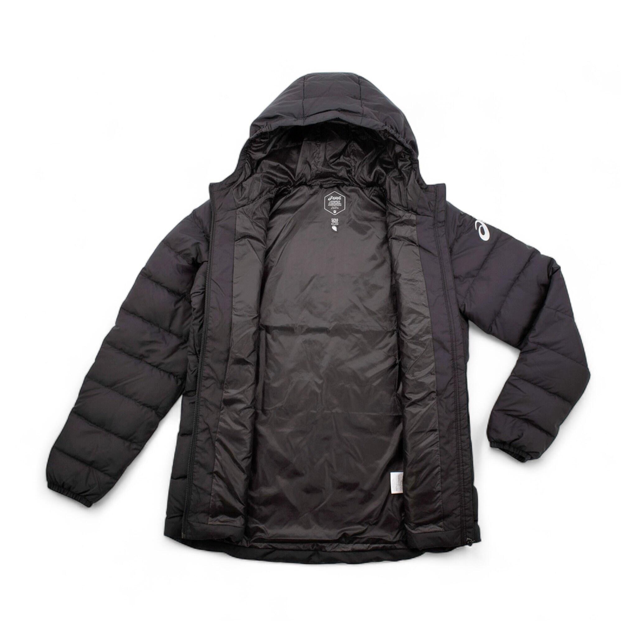 Daunenjacke Down Hooded Jacket in Schwarz 3/4