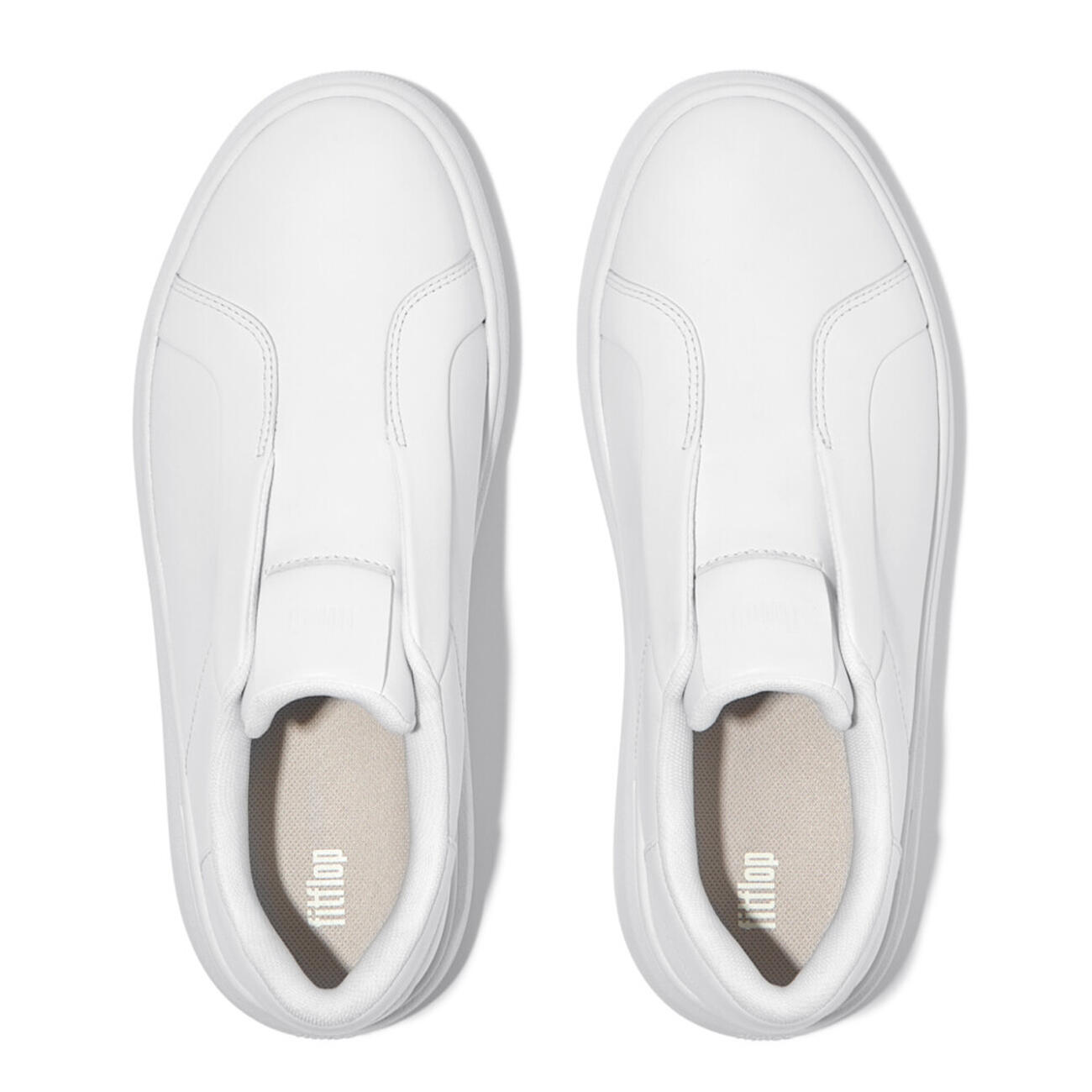 Zapatillas sin cordones de cuero para mujer FitFlop Rtg 5/7