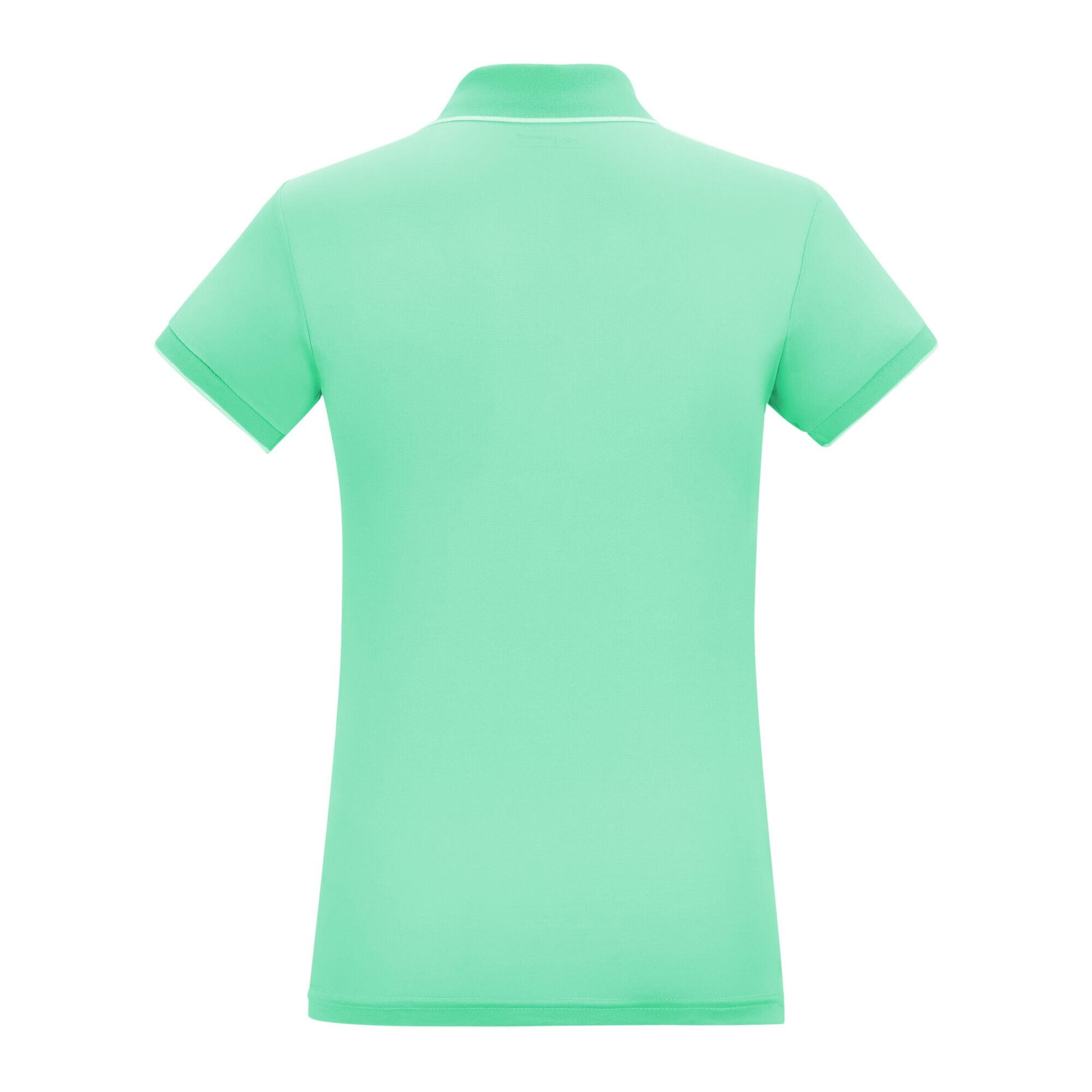 Polo Manches Courtes REMEX Femme (Turquoise Uni) 2/5