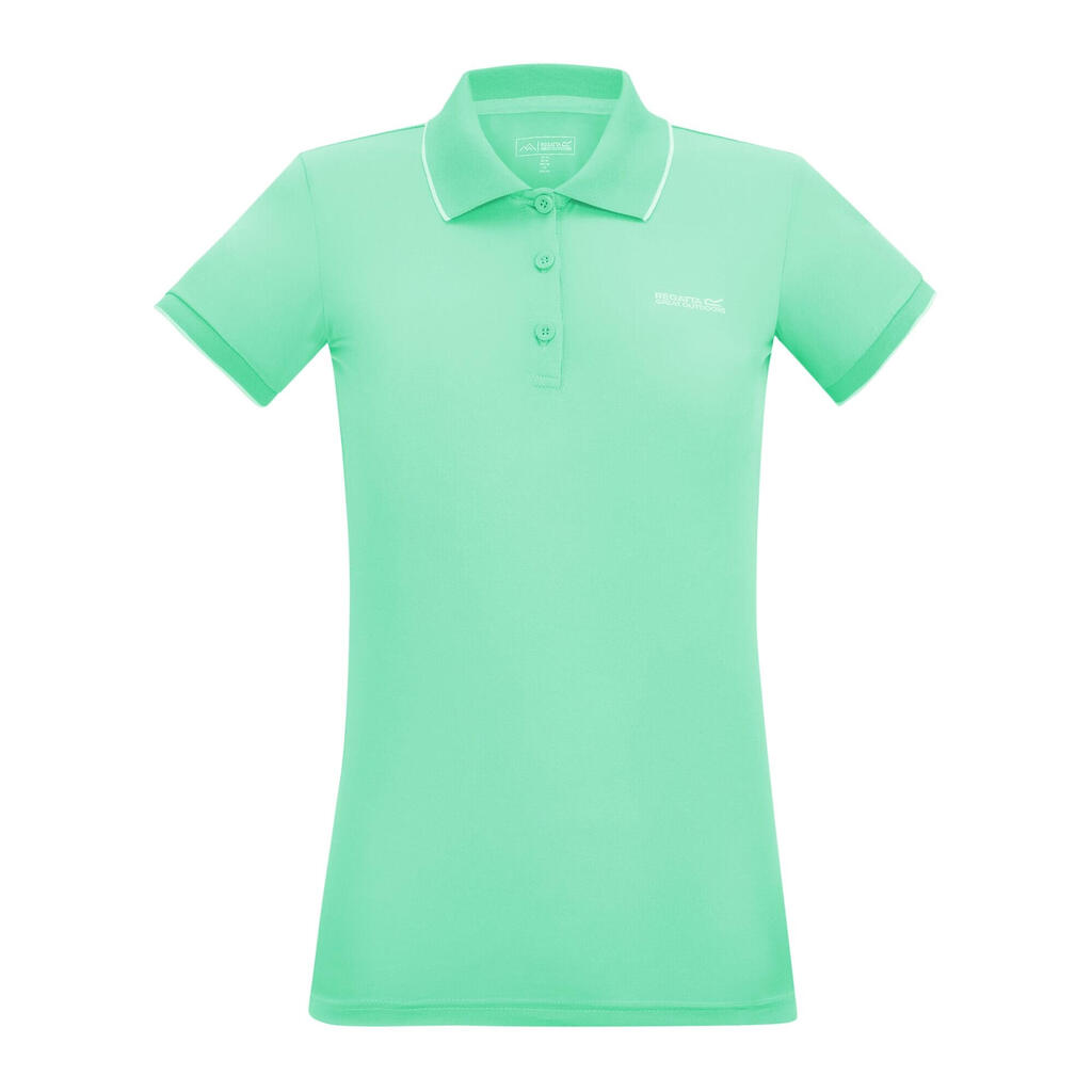 Womens/Ladies Remex II Polo Neck TShirt (Ice Green Solid)