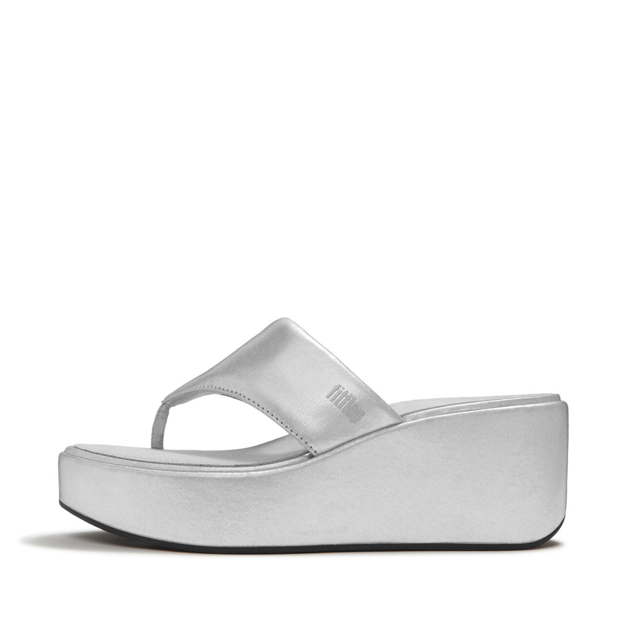 FITFLOP FitFlop Platfforms Wedge Toe-Post Sandals  ZILVER 39 3/7