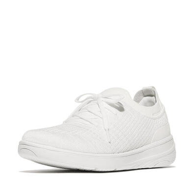 Fitflop fitflop super-q knit slip-on laced sneakers urban wit 36