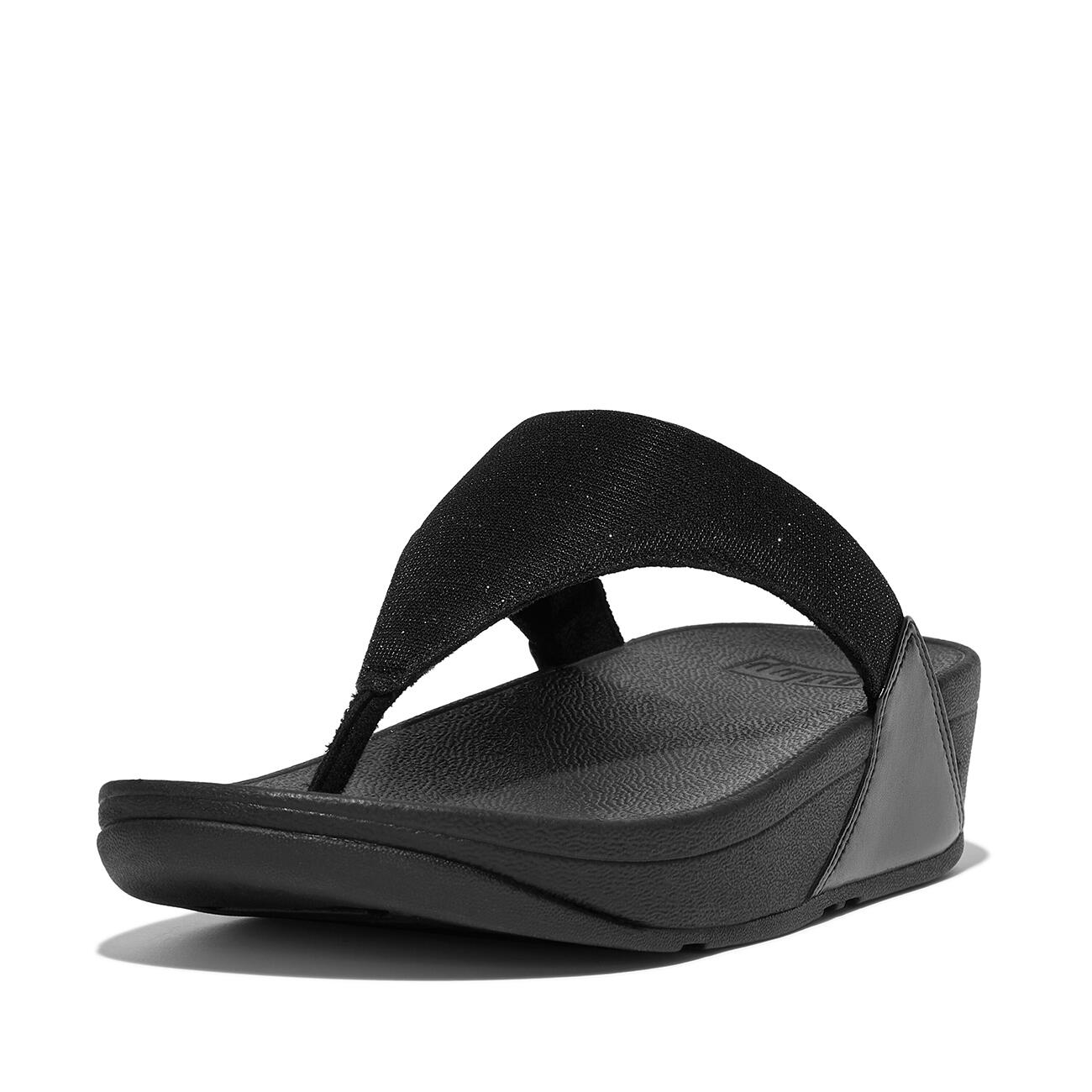 FITFLOP Lulu Shimmerlux Teenslippers  GEHEEL ZWART 42 7/7