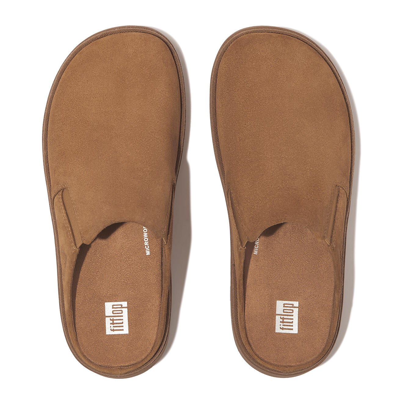 Geschlossene Wildleder-Pantoletten für Frauen FitFlop Gen-FF 5/7