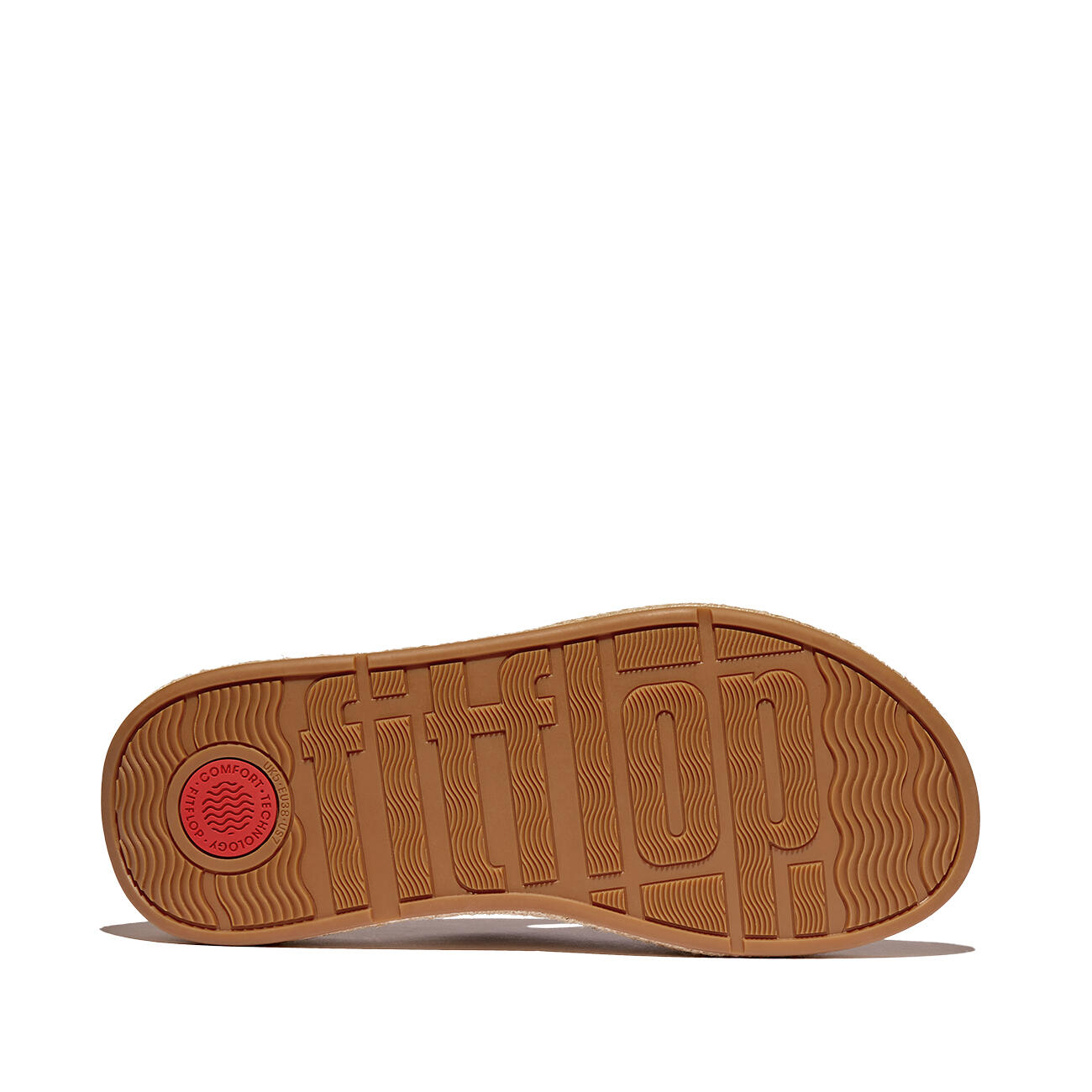 FITFLOP FitFlop F-Mode Espadrille Leather Flatform Cross Slides  ZWART 42 4/7