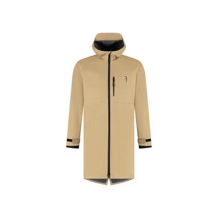 Regenparka für unterwegs und auf dem Fahrrad Unisex RainShield Parka S Kamel
