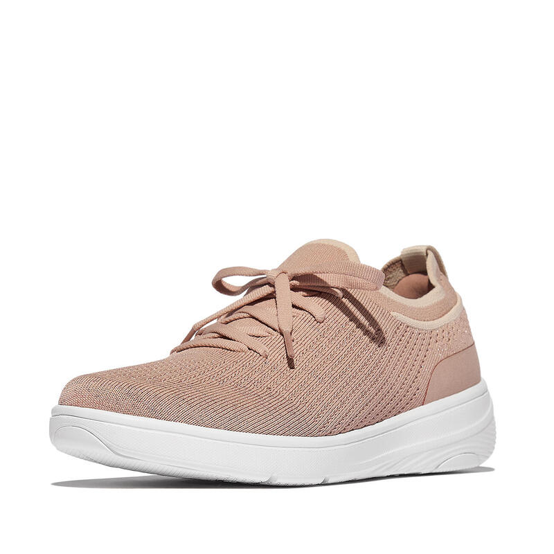 FITFLOP FitFlop Super-Q Knit Slip-On Laced Sneakers  NUDE 39