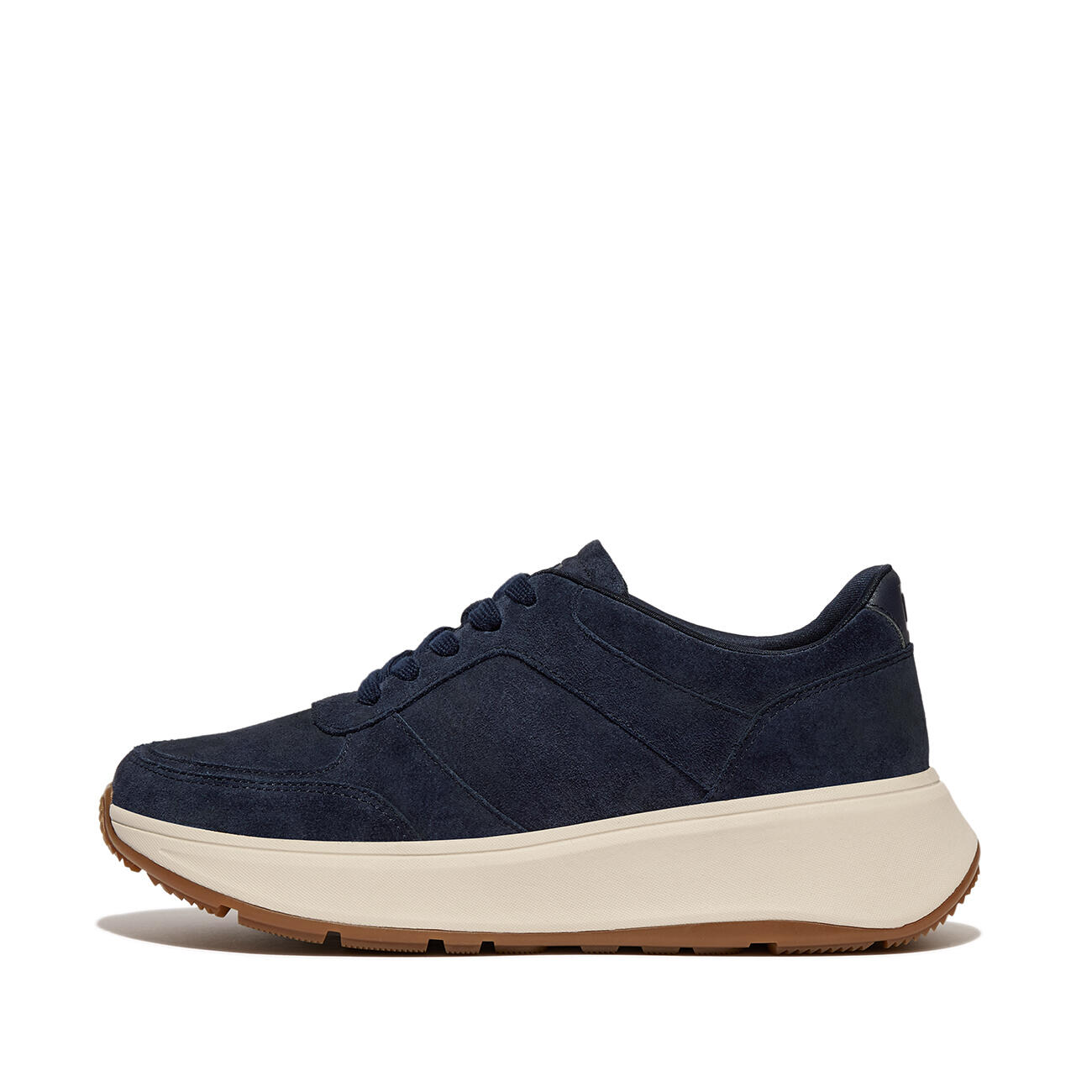 FITFLOP FitFlop F-Mode Suede Flatform Sneakers  DONKERBLAUW 36 3/7