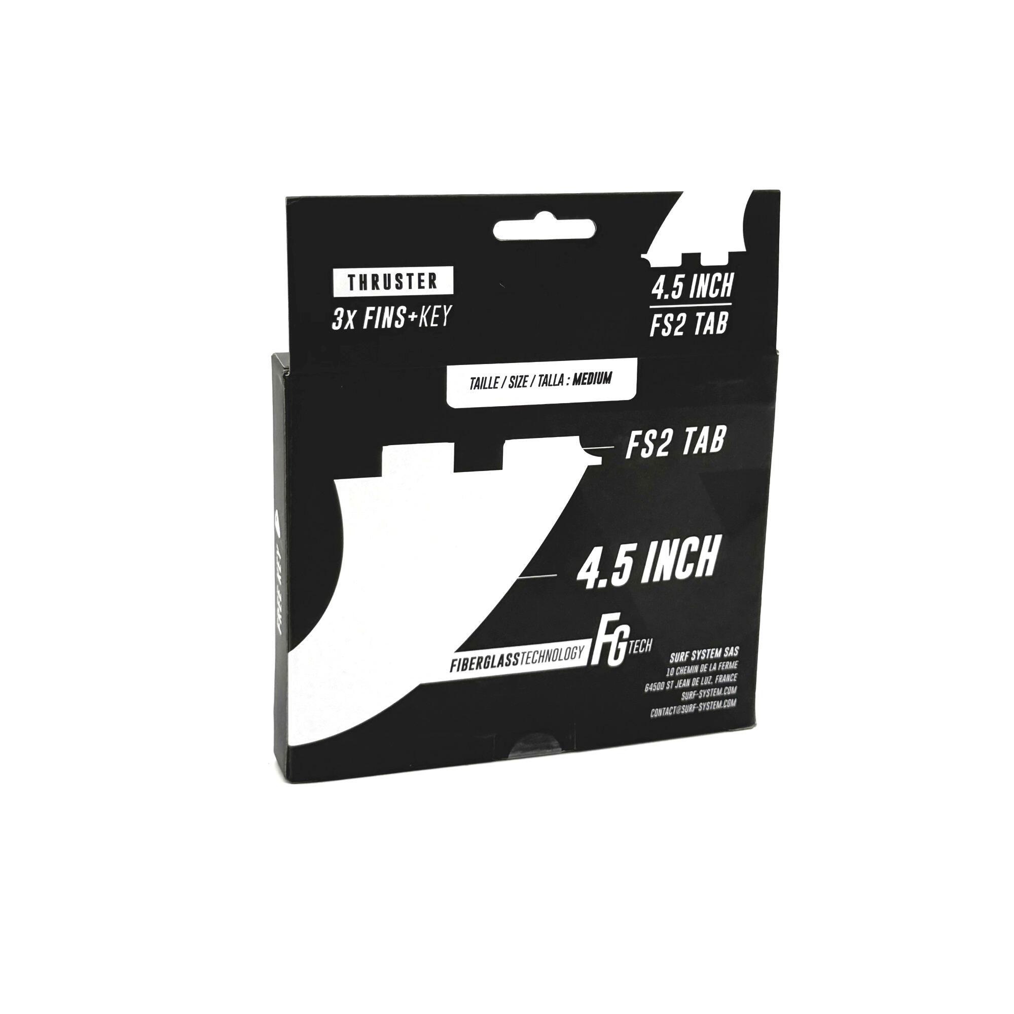 VICTORY - Thruster Fins Set Medium - Fiberglass - FCS 2 Compatible - Red 3/3
