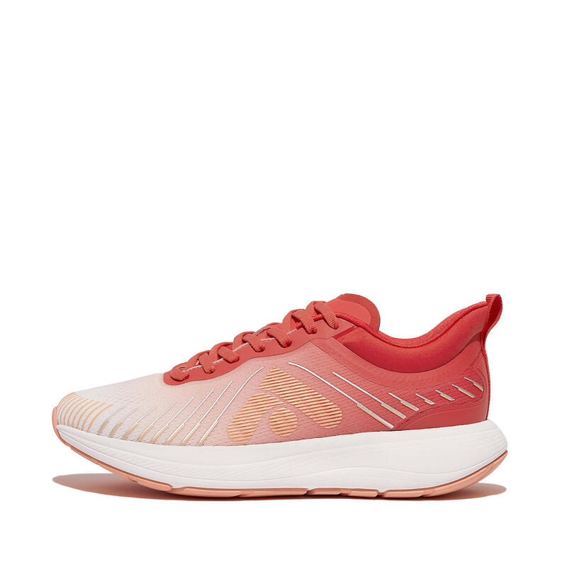 FITFLOP FitFlop FFRUNNER Ombre-Edition Mesh Running Sneakers  ROOD KORAAL/URBAN