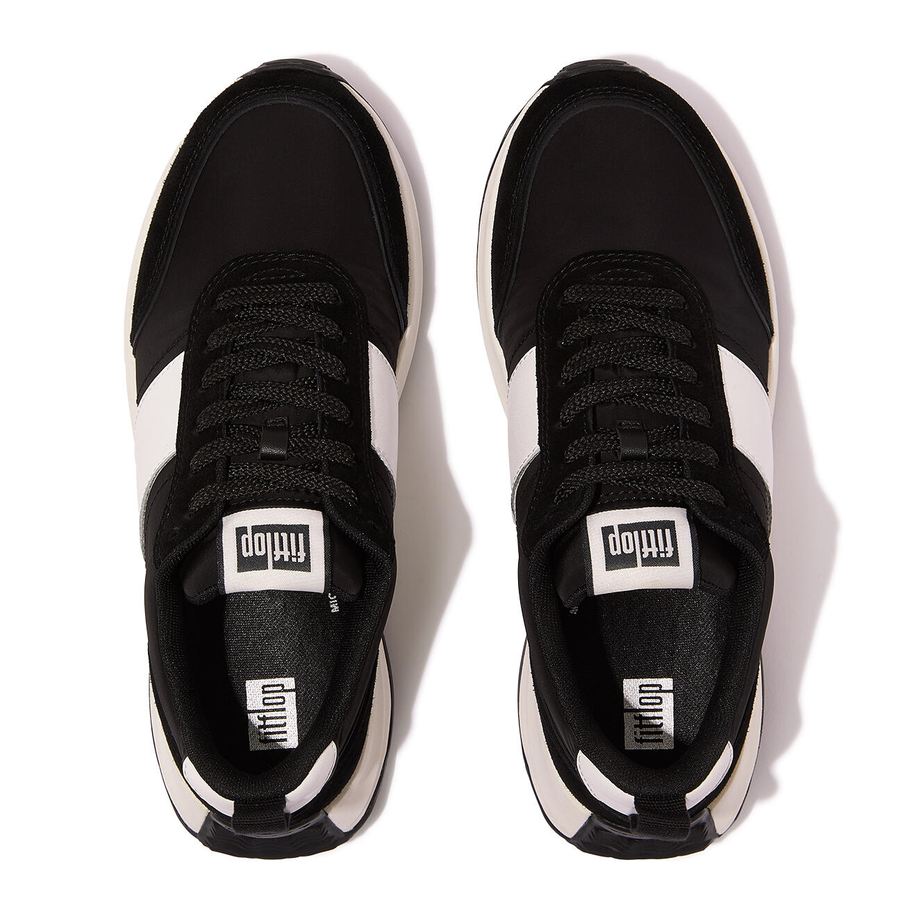 Baskets FitFlop F-Mode Flow en nylon et suède 5/7