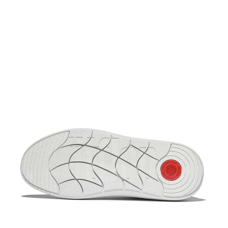 FITFLOP FitFlop Rtg Leather/Suede Sneakers  WIT 36