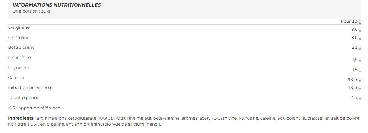 Przedtreningowe kawałki pompujące (360 g) 2/2