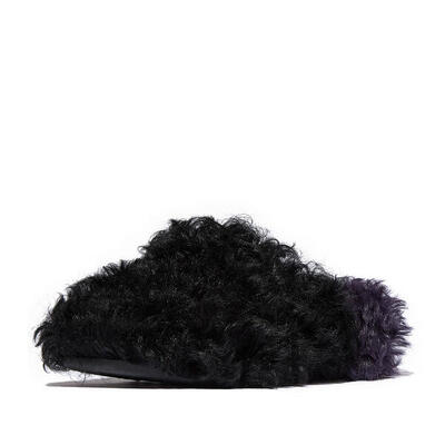 Fitflop fitflop shuv x roksanda curly-shearling clogs black/ink 39