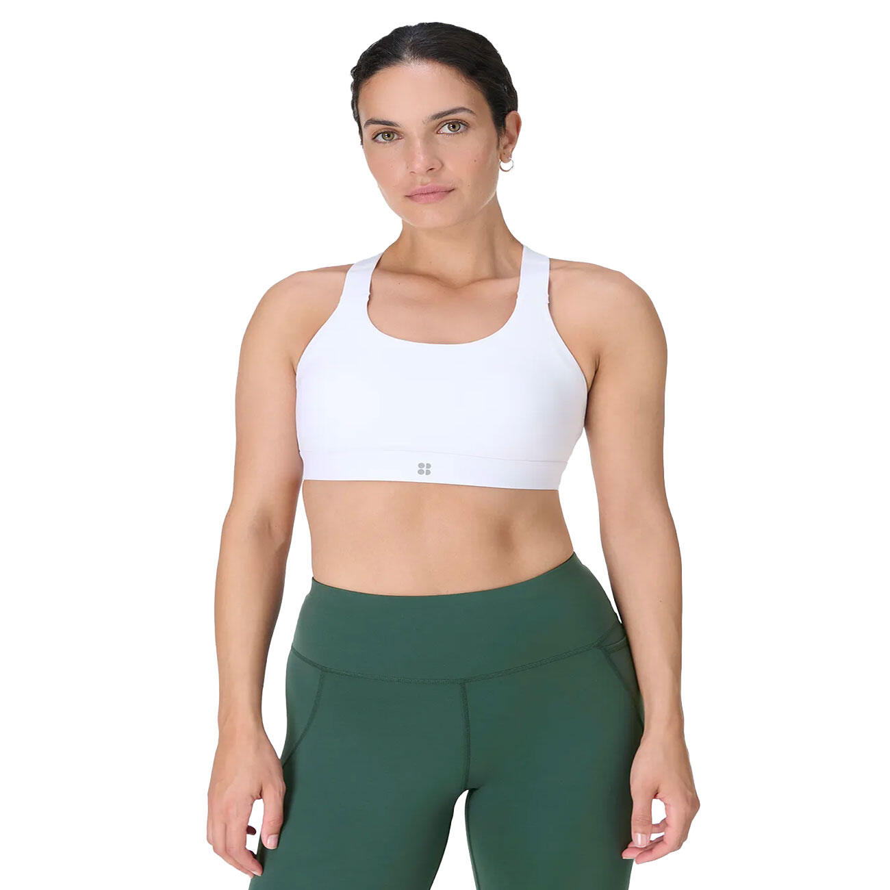 SWEATY BETTY Power Medium Support  Bra -Naadloos  WIT S 3/7