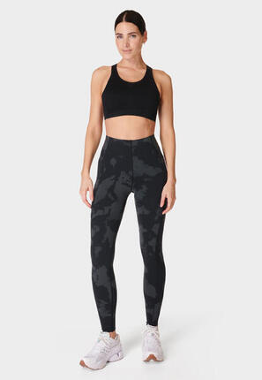 SWEATY BETTY Stamina Seamless Sports Bra ZWART S
