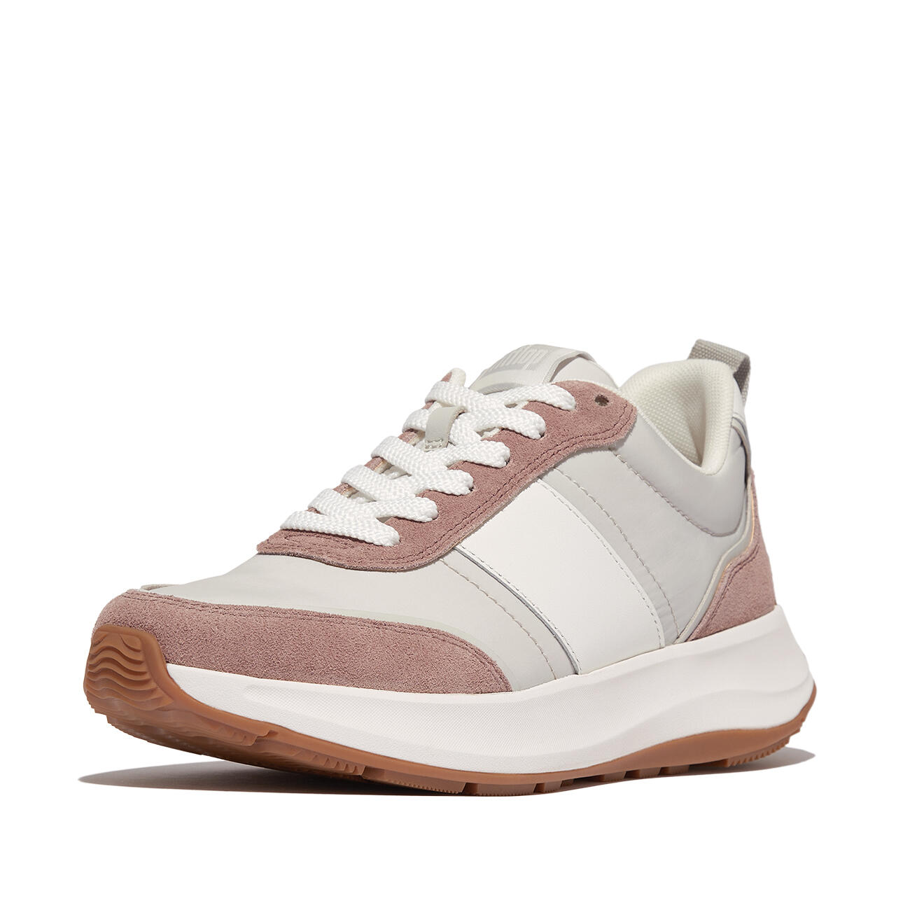 FITFLOP FitFlop F-Mode Flow Sneaker - Nylon & Suede Mix  ROZE MIX 37 6/7