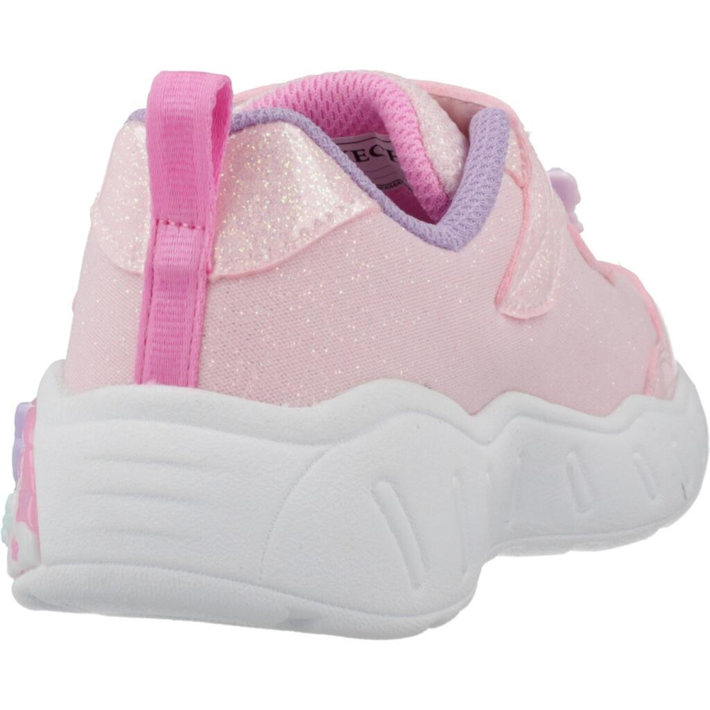 Chaussures pour fille Skechers S light lil butterfly rose 3/5